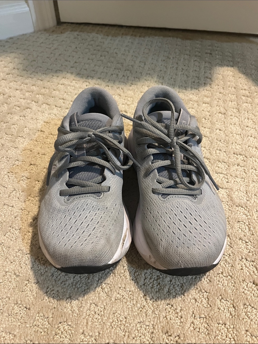 ASICS Lightweight Gray Athletic Sneakers - Comfortable Everyday Shoes